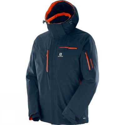Chaquetas Salomon Brilliant Hombre Azules - Chile HRW482369